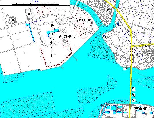 佐脇浜の地図
